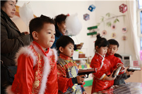 中国文化在新英才幼儿园璀璨绽放